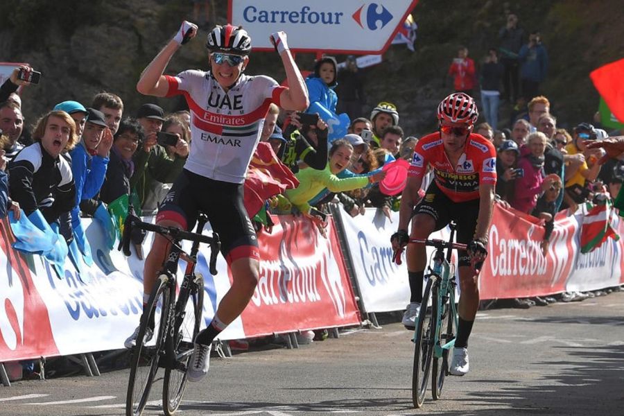 Tadej Pogacar alla Vuelta 2019